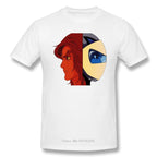 Printed Cotton Broadcloth Tee | Short Sleeve O Neck Casual T Shirt for Spring and Summer
