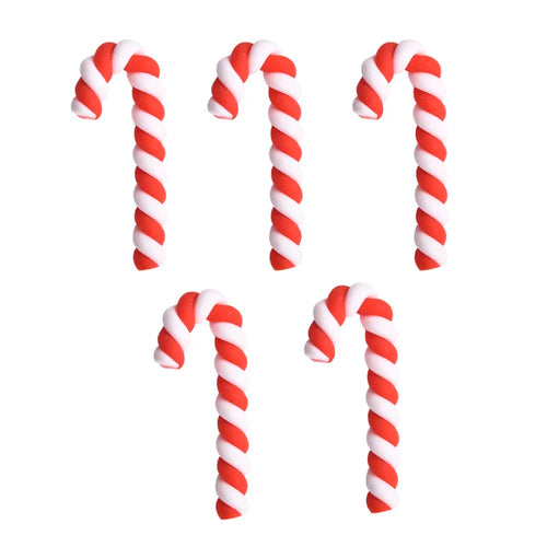 15/30/60/90pcs Kawaii Resin Flatback Cabochons Scrapbooking Clay Christmas Red White alternate view
