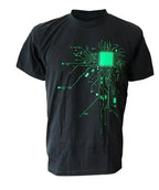 Computer CPU Core Heart T-Shirt Men's GEEK Nerd Freak Hacker PC Gamer Tee Summer Short Sleeve  T Shirt Euro Size S-XXXL
