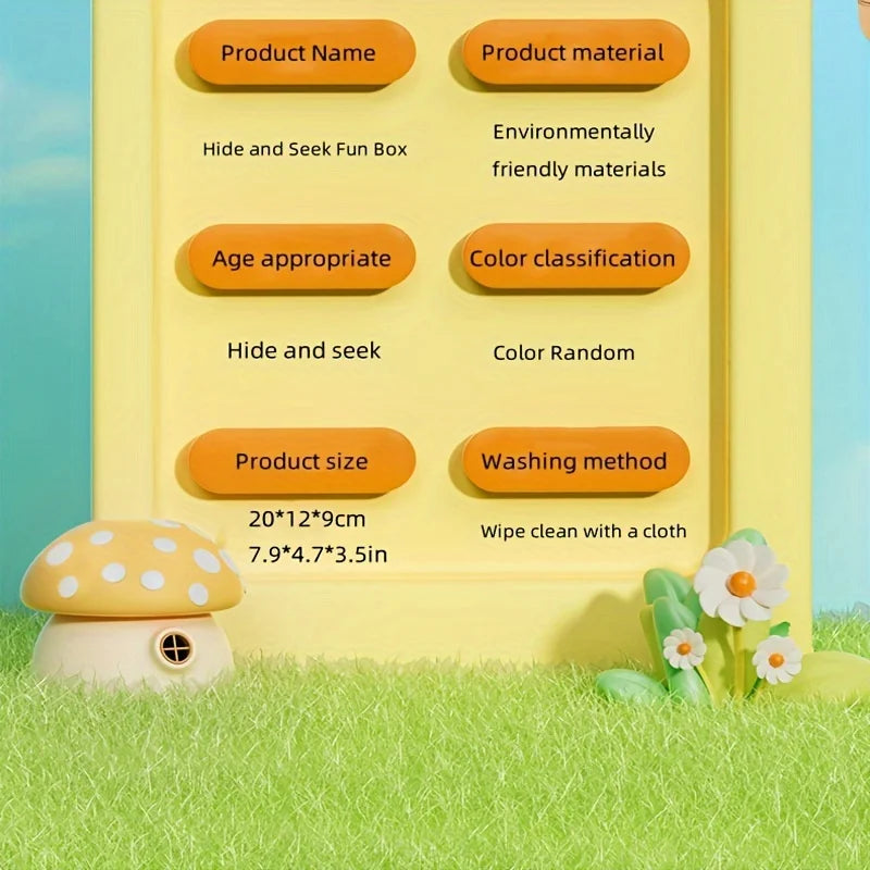 Montessori Pop-Up Animal Learning Box