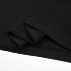 Wrinkle Free Cotton Letter Tee | Breathable Stretchable Short Sleeve T Shirt for Summer