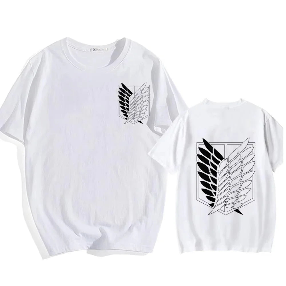 Anime Graphic Cotton Tee | Short Sleeve Casual O Neck T Shirt for Travel