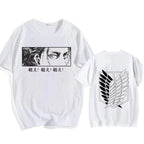 Anime Graphic Cotton Tee | Short Sleeve Casual O Neck T Shirt for Travel