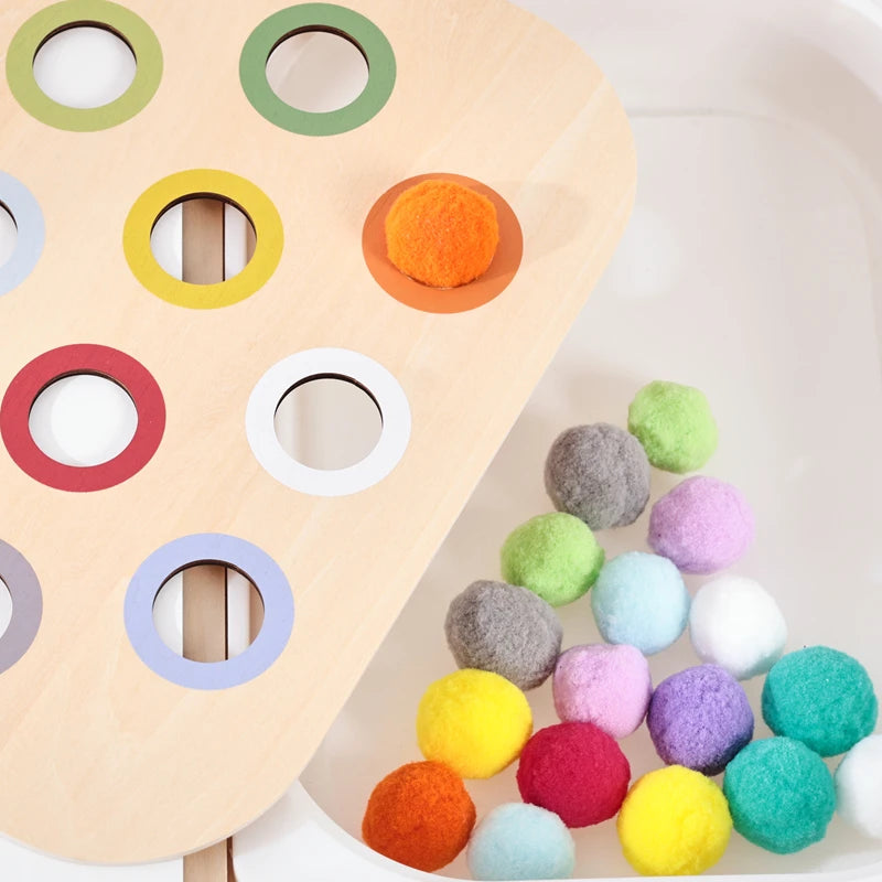 Montessori Wooden Sensory Table Toy