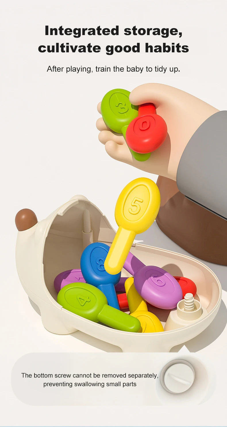 Montessori Baby Hedgehog Fine Motor Toy