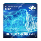 DHOP Sugar Free Gum Remineralizing Gum Oral Care Chewing Gummies Mint Flavor Plant In lifestyle view