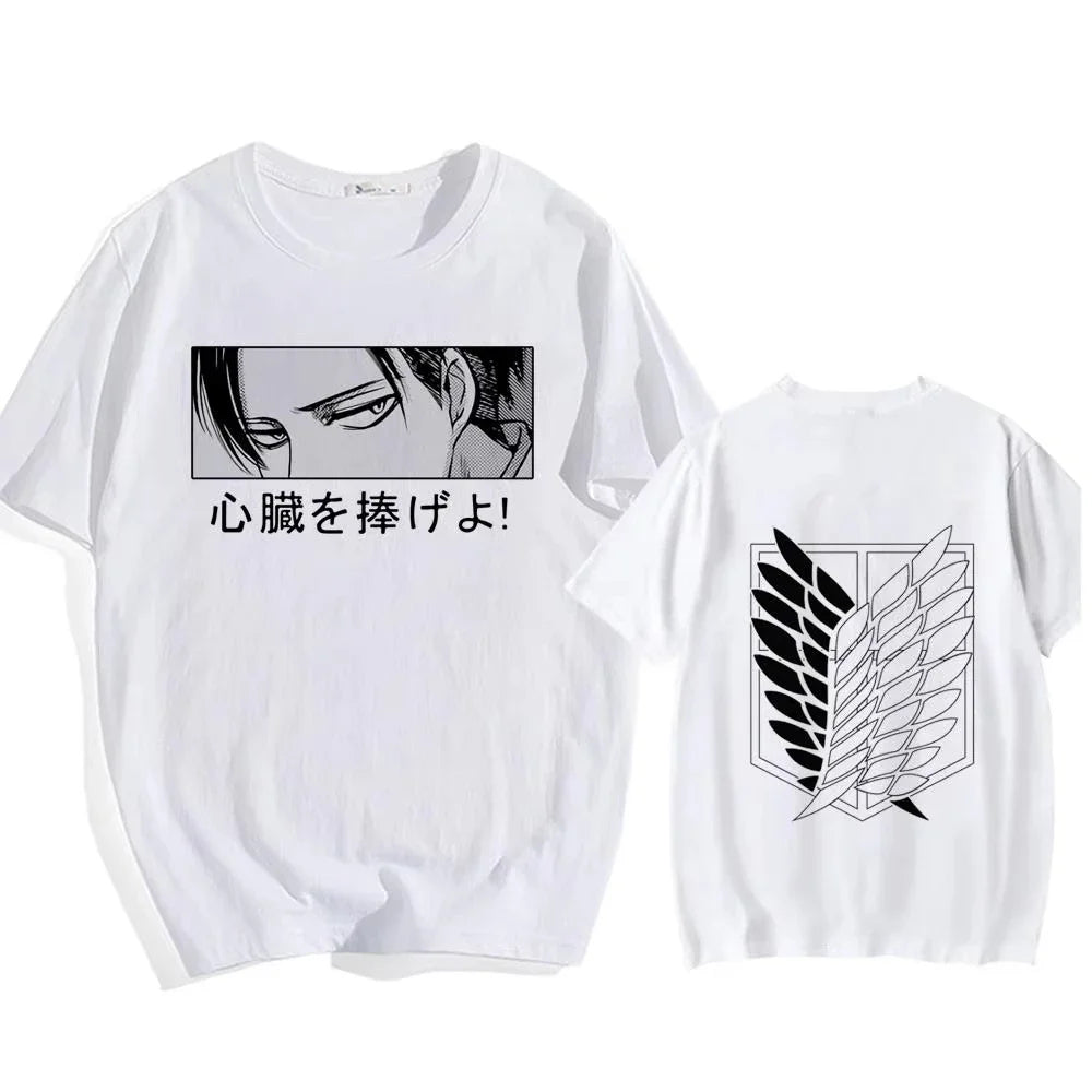 Anime Graphic Cotton Tee | Short Sleeve Casual O Neck T Shirt for Travel