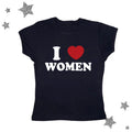 Slim Fit Love Letter Tee | Breathable Stretchable Short Sleeve T Shirt for Women