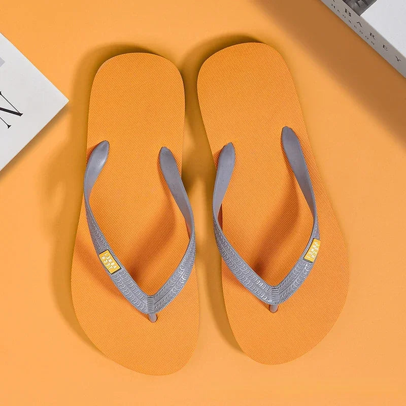 Basic PVC Summer Slippers | Lightweight Rubber Sole Outdoor Sandals for Men