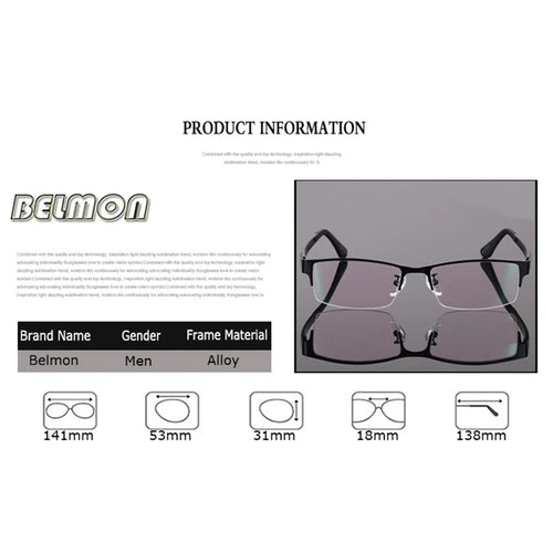 Alloy Eyeglass Frames | Lightweight Men Eyewear Accessory