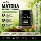Docteat Matcha Ceremonial Powder 50g Stone Milled Daily Energy Focus Digestive Balance Calm Wellness