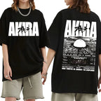 Japanese Men's and Women's Science Fiction Graphic T-shirt Large Retro T-shirt Anime Movie Akitaro Kaneda Men's T-shirt Top