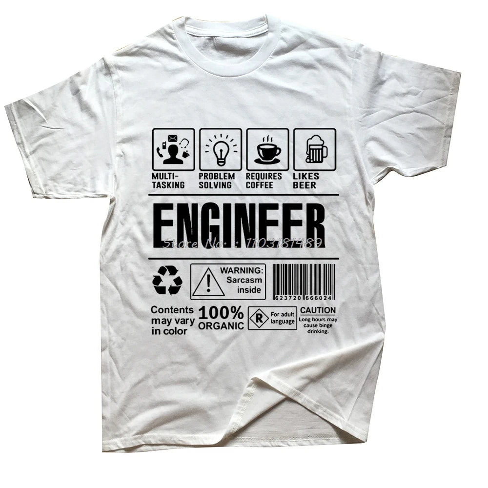 Funny Saying Trust Me I Am An Engineer Letter T Shirts Men Geek Letter T-shirts Programmer Streetwear Short Sleeve O-Neck Tshirt