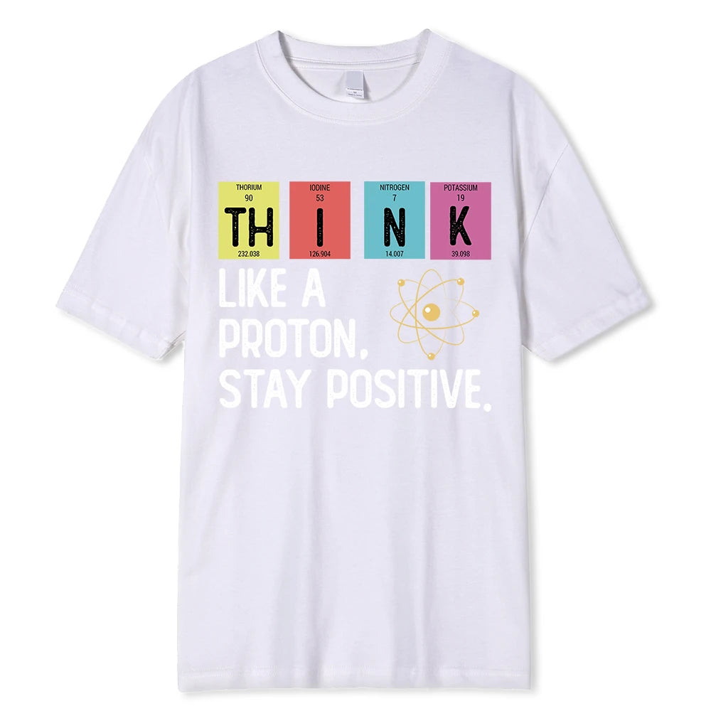 Wrinkle Free Cotton Letter Tee | Breathable Stretchable Short Sleeve T Shirt for Summer