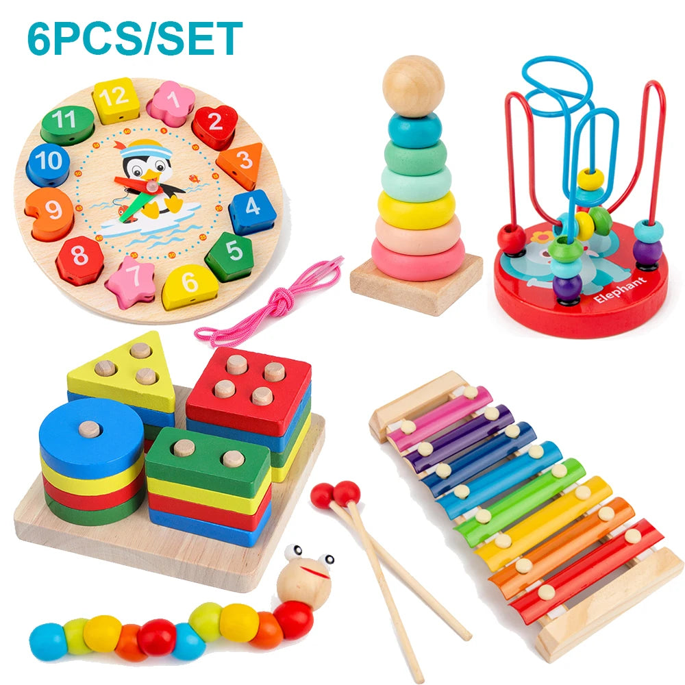 Montessori Wooden Educational Toy for Toddlers