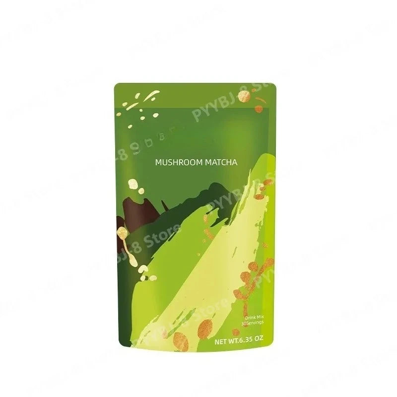 Mushroom Matcha Powder with Lion's Mane, Reishi & Cordyceps, 6.35 Oz (180g) , Non-GMO close-up view