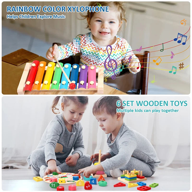 Montessori Wooden Educational Toy for Toddlers