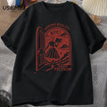 Regular Fit Cotton Printed Tee | Breathable Short Sleeve O Neck T Shirt for Men