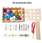 Montessori Wooden Color and Shape Matching Puzzle