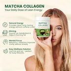 Gluten Free 90g Matcha Collagen Organic Green Tea Matcha Powder for Gut Health, Joint Su detail view