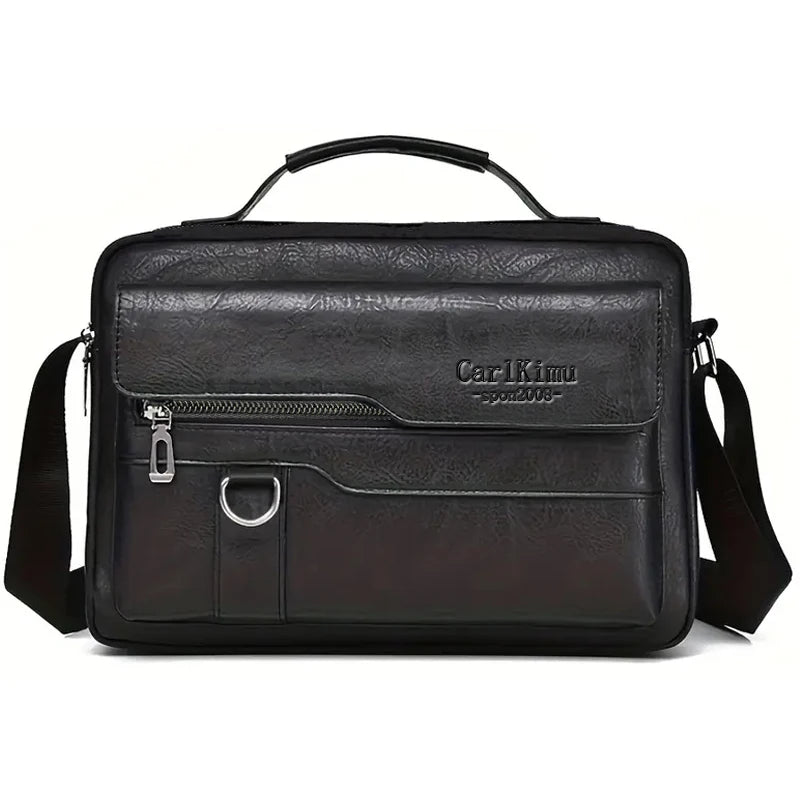PU Leather Clutch Bag | Business Men Handbag with Polyester Lining