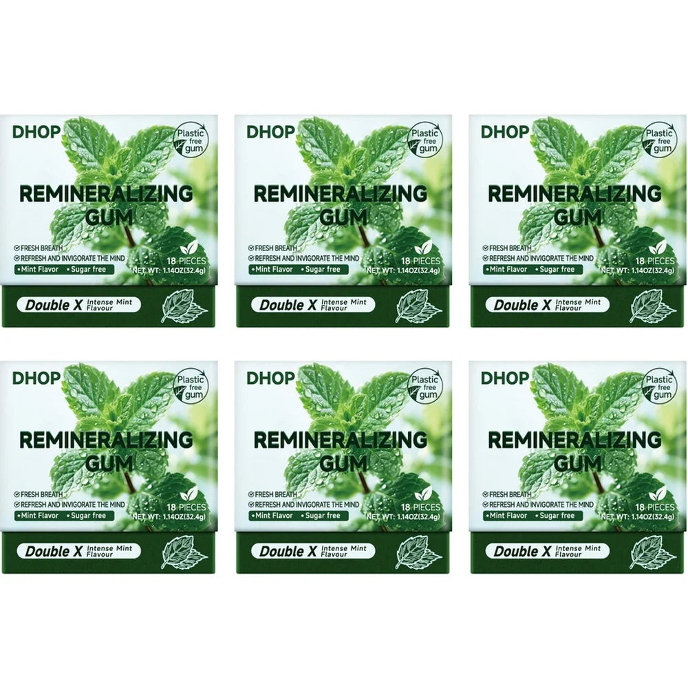 DHOP Remineralizing Gum Gummies Mint Flavor Sugar Free Fresh Breath Nano Hydroxyapati alternate view