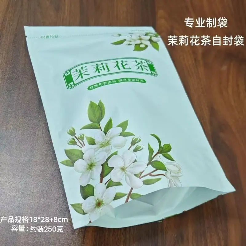 Authentic Jasmine Flower Tea Set Bags S/M/L Green Oolong Jasmine Self-sealing Bag 250g&5 detail view