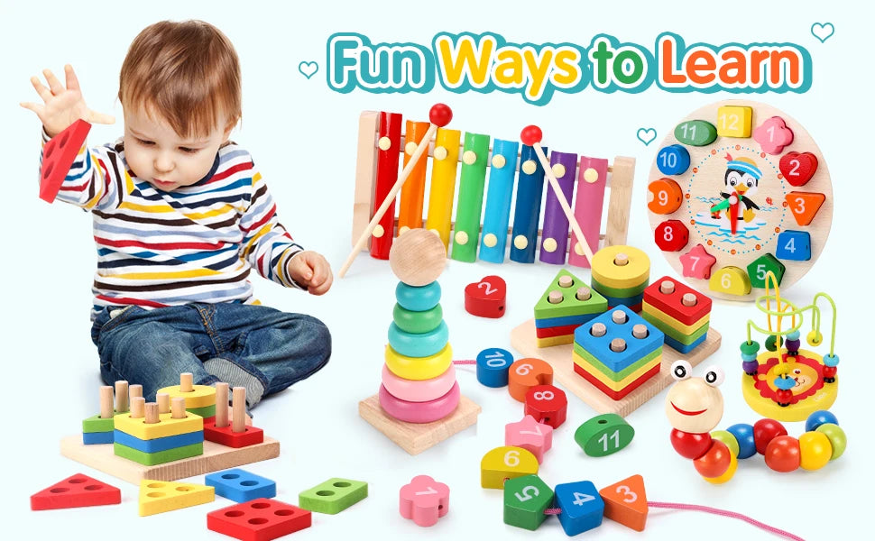 Montessori Wooden Educational Toy for Toddlers