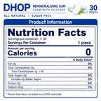 DHOP Sugar Free Gum Remineralizing Gum Oral Care Chewing Gummies Mint Flavor Plant In alternate view