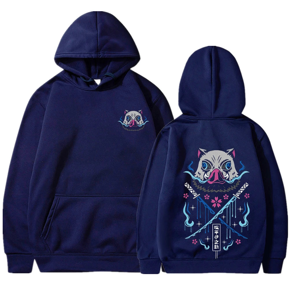 Fleece Hoodie | Printed Full Sleeve O Neck Casual Pullover for Autumn and Winter lifestyle view