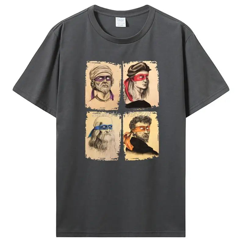 Cotton Elastane Printed Tee | Breathable Moisture Wicking Short Sleeve T Shirt for Men