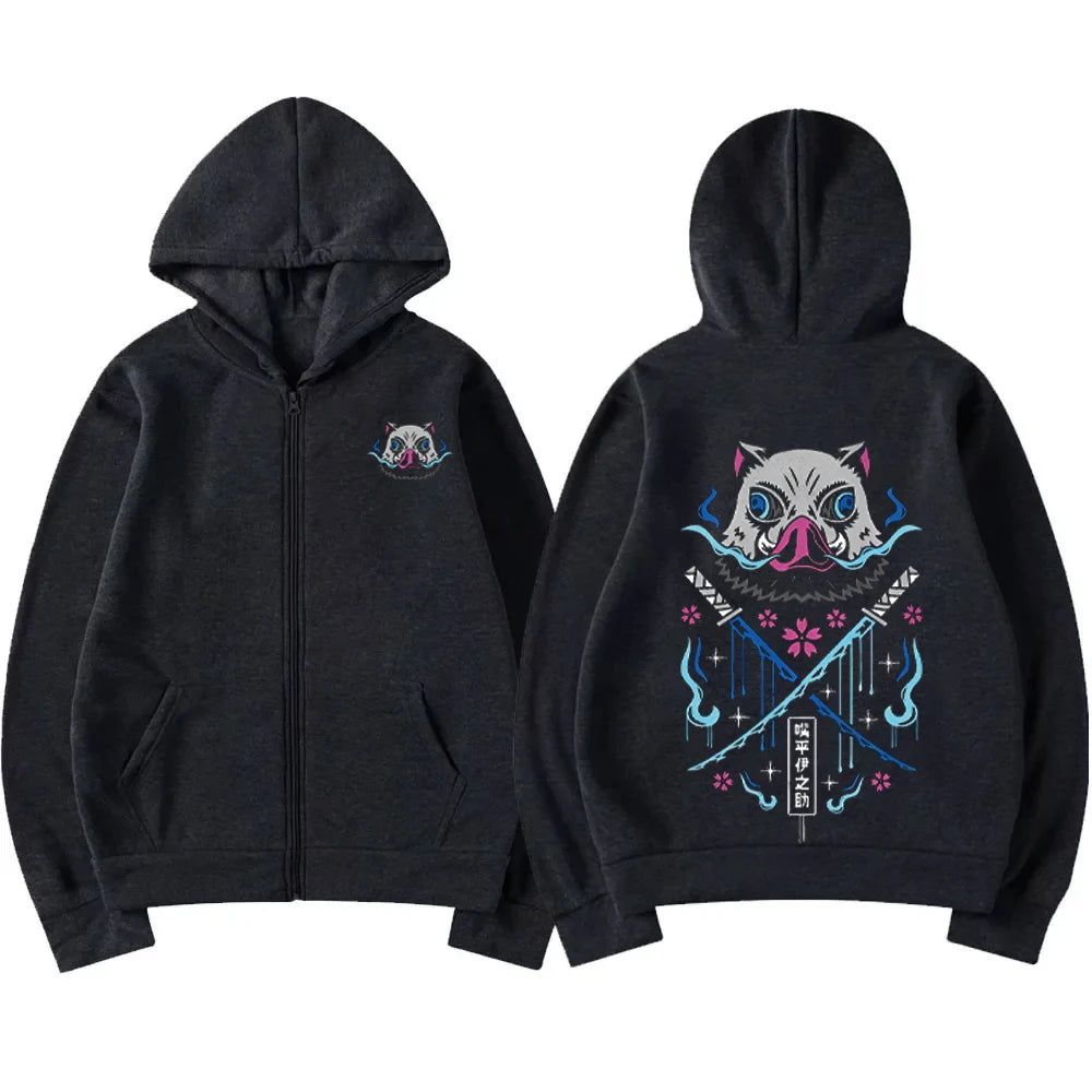 Fleece Hoodie | Printed Full Sleeve O Neck Casual Pullover for Autumn and Winter alternate view