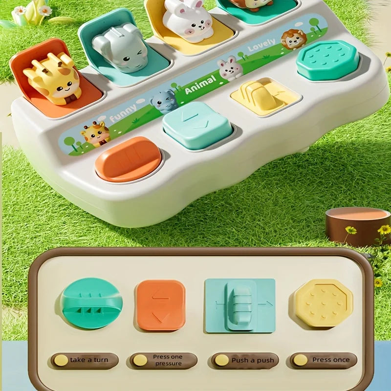 Montessori Pop-Up Animal Learning Box