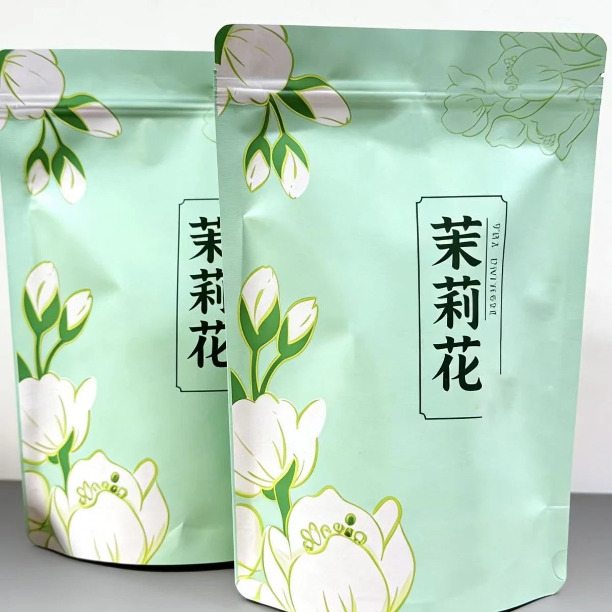 Authentic Jasmine Flower Tea Set Bags S/M/L Green Oolong Jasmine Self-sealing Bag 250g&500g Aluminum