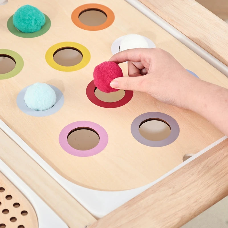 Montessori Wooden Sensory Table Toy