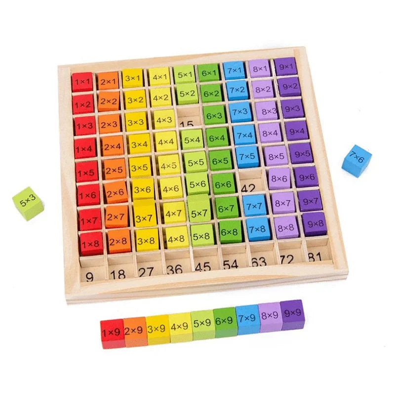 Montessori Wooden Multiplication Table Toy