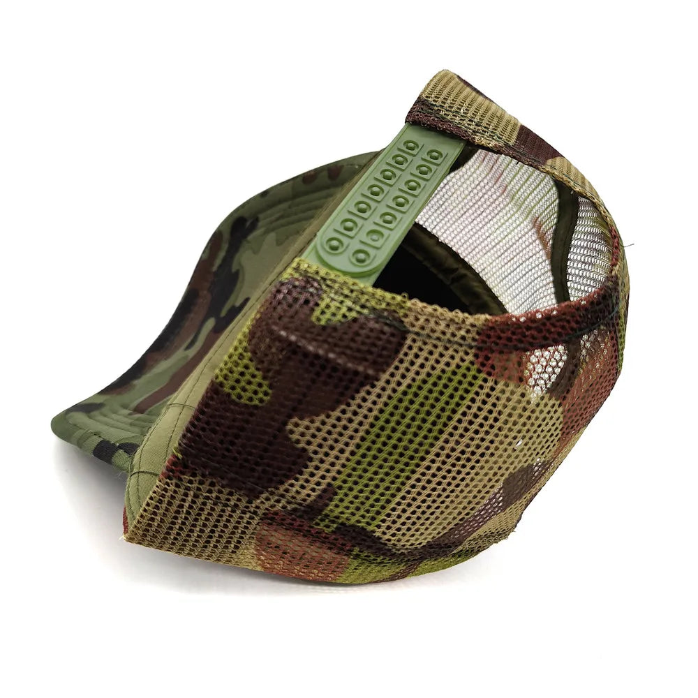 Adjustable Trucker Baseball Cap | Breathable Polyester Net Cap for Summer