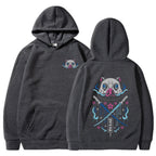 Fleece Hoodie | Printed Full Sleeve O Neck Casual Pullover for Autumn and Winter