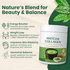 Matcha Collagen Powder with Marine Collagen Organic Green Tea Drink Mix Daily Beaut additional angle