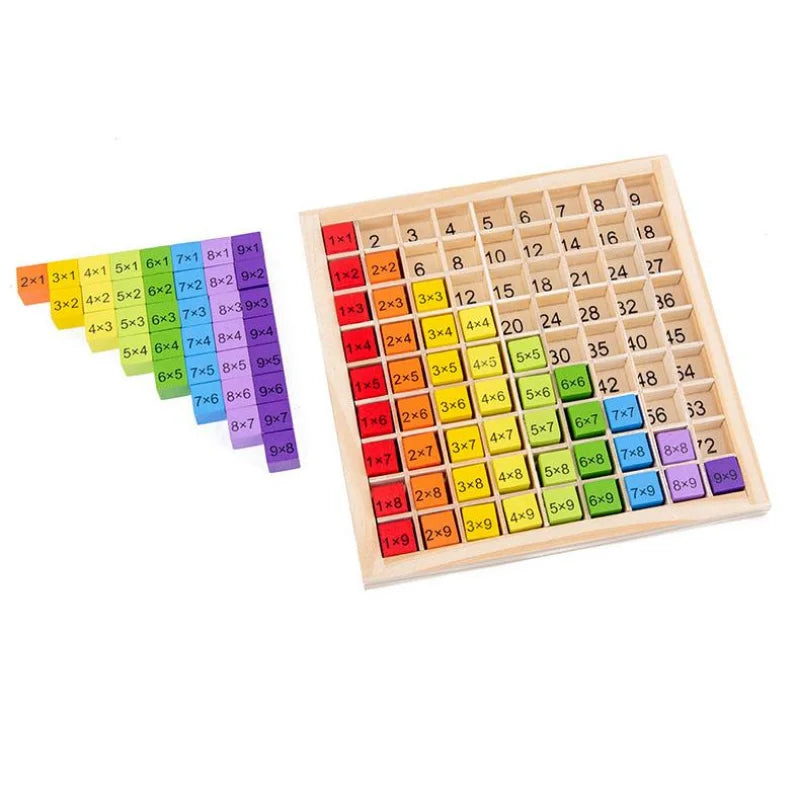 Montessori Wooden Multiplication Table Toy