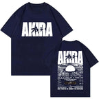 Japanese Men's and Women's Science Fiction Graphic T-shirt Large Retro T-shirt Anime Movie Akitaro Kaneda Men's T-shirt Top