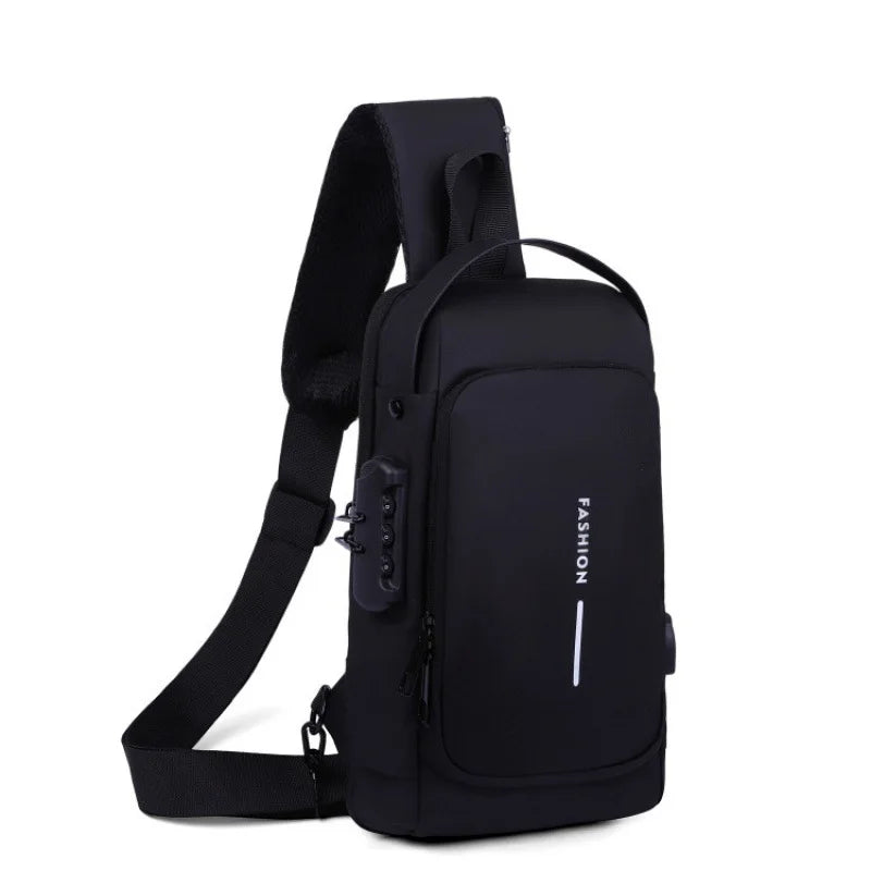 Soft Nylon Bucket Bag | Solid Casual Crossbody Tote with Zipper Closure