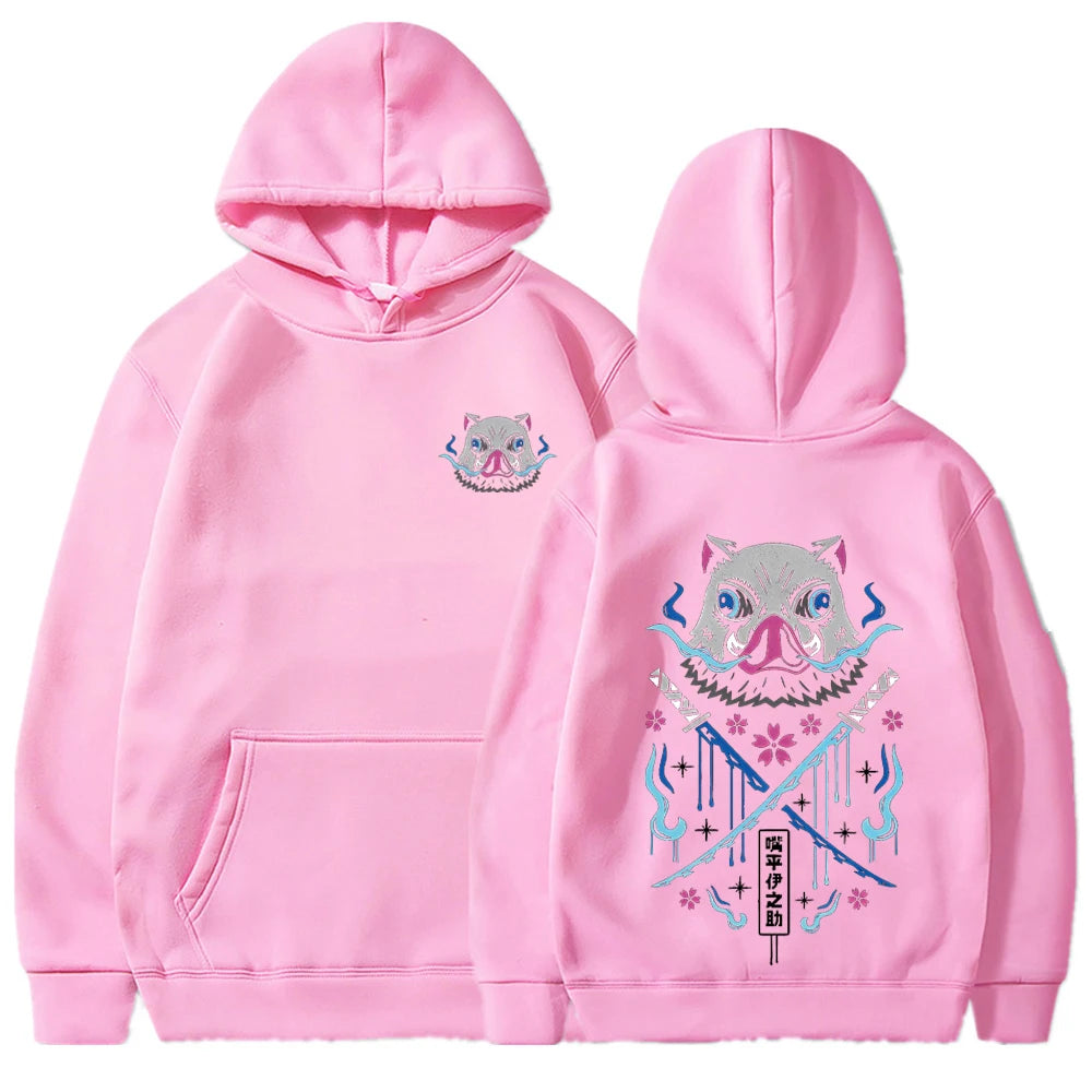 Fleece Hoodie | Printed Full Sleeve O Neck Casual Pullover for Autumn and Winter alternate view