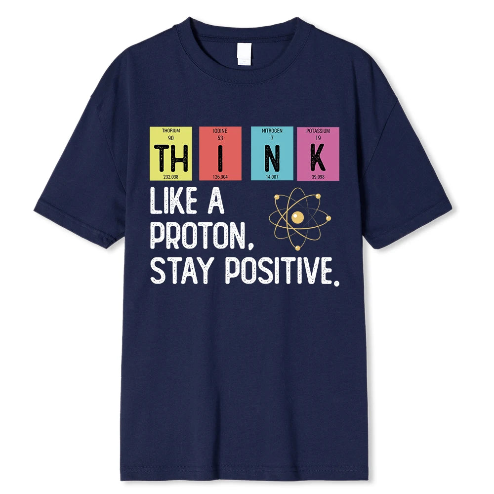 Wrinkle Free Cotton Letter Tee | Breathable Stretchable Short Sleeve T Shirt for Summer