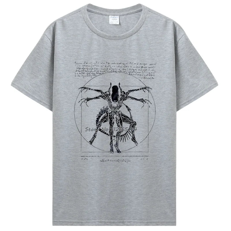 Lightweight Cotton Printed Tee | Short Sleeve O Neck Casual T Shirt for Spring and Summer