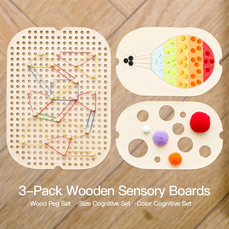 Montessori Wooden Sensory Table Toy