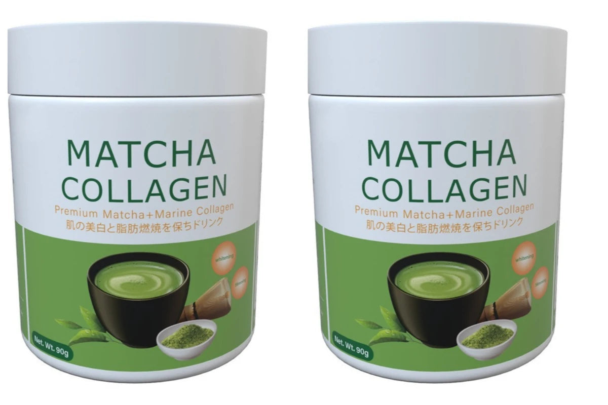 Gluten Free 90g Matcha Collagen Organic Green Tea Matcha Powder for Gut Health, Joint Su detail view