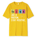 Wrinkle Free Cotton Letter Tee | Breathable Stretchable Short Sleeve T Shirt for Summer
