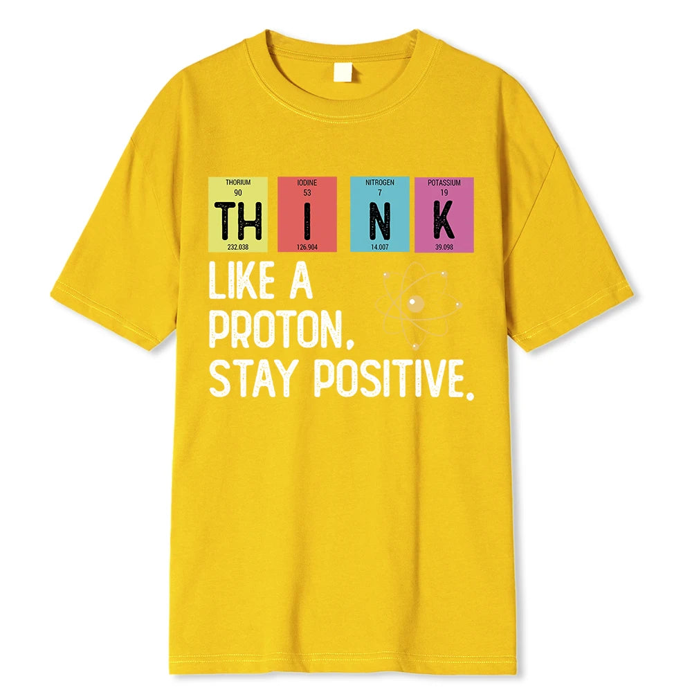 Wrinkle Free Cotton Letter Tee | Breathable Stretchable Short Sleeve T Shirt for Summer