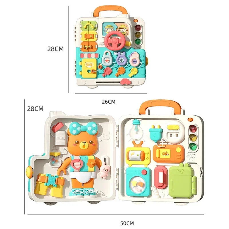 Montessori Busy Board for Toddlers